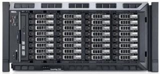 Tower format T620 Rack format R620 A physically smaller solution that also provides a large number of internal drives would be a rack server such as the PowerEdge R720xd, with 26 available drive