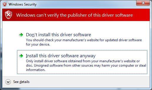Figure 2-8 Note: During the installation, the system will warn about Windows Security testing, please click Install
