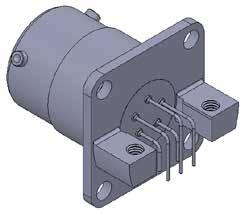 Flange Mount Receptacles.112-40UNC-2B (2) Not Shown Actual Size How to Order rms Catalog Number R0714 10 A 05 P N A 3 1 - A Special Option Code (Only Marked if Applicable) Termination Pin Length 1 -.