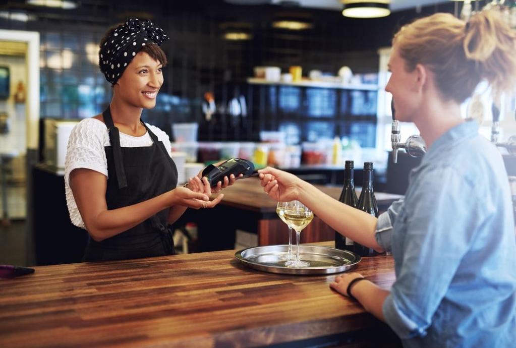 A Bartender Serves One Customer At a Time One device can only