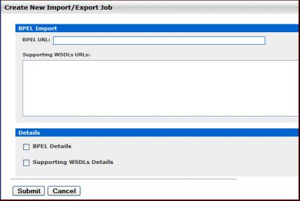 Additional System Settings for BPEL Import Optionally, you can also enable these BPEL system settings in the System Settings section Imported BPEL Service Type: cmee.import.bpel.service.