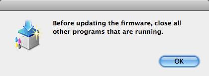3. Run Firmware Update Tool from [Application] > [Canon