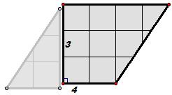 finding the area of a rectangle. 2.