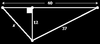 1. Sec 4.1 Circles & Volume The Language of Circles Using the Pythagorean Theorem to find the value of x in each of the diagrams below: 1. 2. Name: Converse of the Pythagorean Theorem.