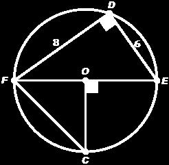AB and AD are tangent to the circle centered at point C. Find the value of x. 18. 19. Given the center of the circle is point A, find the requested measure. 20. mef = 21. mce = 22. mcdf = 23.