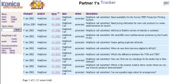 Partners Main Tracker (Continued) 4. To view an issue in your Tracker, click on the Issue Number to display the Summary Page of the item. 5.