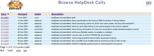 Partners HelpDesk Call Browse Please NOTE: The HelpDesk Tracker System is fully customizable and will vary based upon the particular needs of your organization.