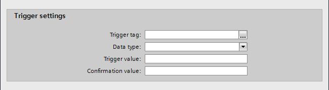 provider area, select the option Send values using trigger. 2.