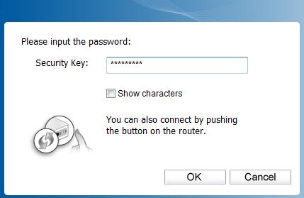 prompted to enter the password in the security key field, as shown in Figure 3-3.