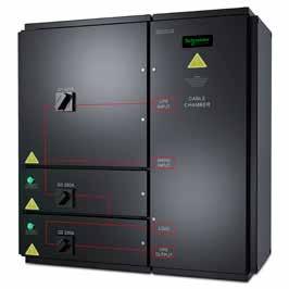 Classic battery cabinet* Classic battery systems provide optimized, standardized battery configurations in a compact footprint for the electrical room.