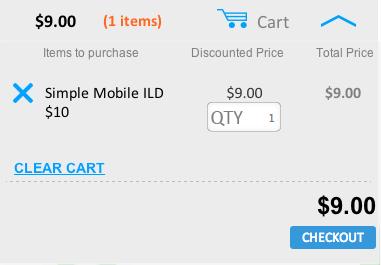 Wireless & Long Distance Add-to-Cart If you decided to add to cart, the cart will automatically drop down showing that there is now an item in it. Clicking this arrow will hide the cart.