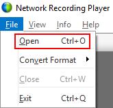 Opening your ARF Recording In order to begin the process of conversion, you will need to open your file