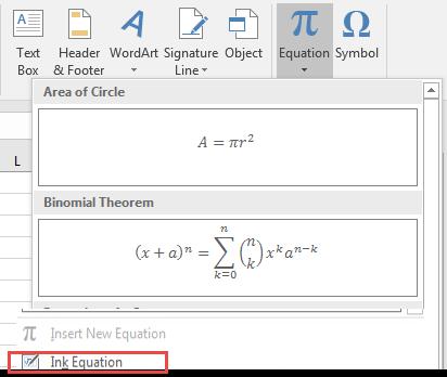 Ink Equation Ink equation converts handwritten equations into text.