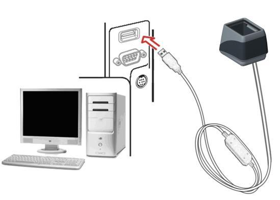 Tighten the two screws to secure the connector to the port. 3) If the host does not have power supply (on PIN 9), connect the external power supply (DC adapter) to the RS-232 cable.