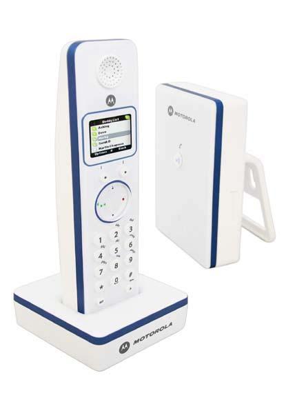 Motorola D850 series Combined Digital Cordless and Skype Phone Warning