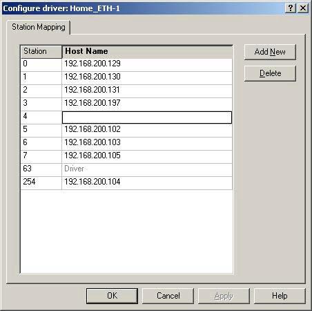 TIP To access the device IP address, the IP address must be added to the Ethernet device s driver address list in