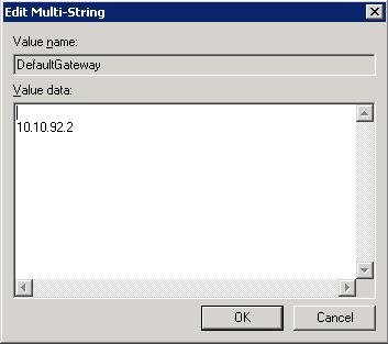 Figure 5: Extra Space Above Default Gateway Address Modifying the OS Hosts File You must modify the Microsoft Windows OS hosts file in order to access the Metasys Site Management Port UI.