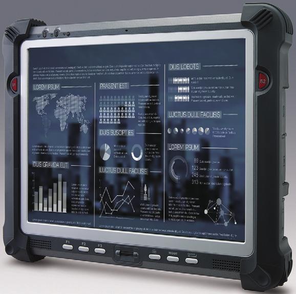 PWS-770 10." Rugged Tablet with Intel Atom N2600 10.