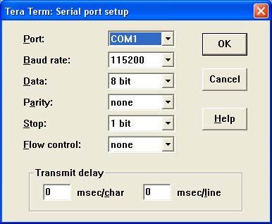 2.4 Terminal Emulation Installation The Zoom AM3517 is designed to communicate with terminal emulation programs using the included null-modem serial cable.
