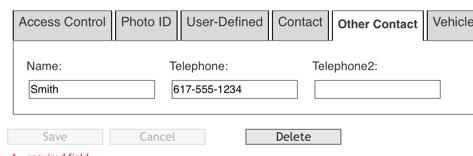 The Contact tab contains the individual s contact information.
