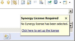 8 Import Existing Project dialog 2 Building and running example applications requires a Synergy license to be installed in e 2 studio.