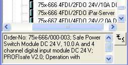91 Screenshot of the selection options for PROFIsafe module 75x-661 GSD file FW14 Fig.