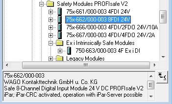 entry and requires use of the corresponding modules (designation 75x-66x/000-003) within