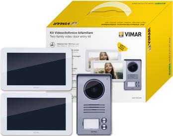 Video entryphone kits One-family video entryphone kit K40915 One-family video door entry kit containing: - 1 metal surface mounting entrance plate with rainproof cover and 1 button, grey 40920.