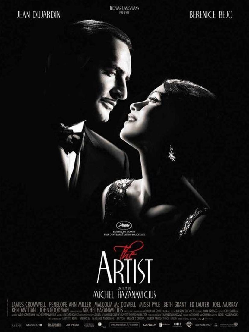 2. The Artist Directed by Michel Hazanavicius. It s a mute film, so it has no dialogues, only music. Score by Ludovic Bource. French Composer, he has made scores mainly for short films.