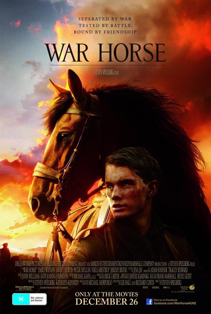 5. War Horse Directed by Steven Spielberg Score by John Williams.