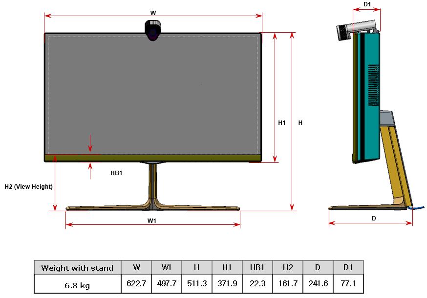 A: 1. Assemble the legs (2 pieces, 2 screws), if not using the wall mount 2. Attach legs or wall bracket to the display (2 screws) 3. Install EagleEye Acoustic 4.