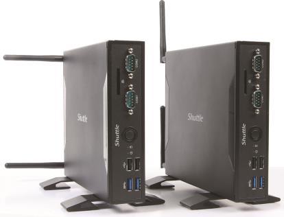 Wireless LAN with two external antennas The Shuttle XPC slim Barebone DS67U3 comes with a built-in Wireless- LAN card in M.