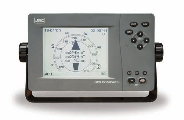 developed for maximum ease of use Designed to IMO standards JRC s new GPS COMPASS JLR-20 and JLR-30 are designed to comply with the latest IMO performance standards MSC.
