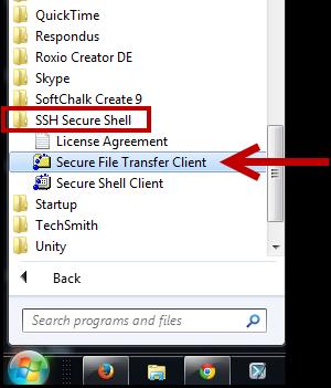 Follow the directions in the installer to install the Secure File Transfer Client on your