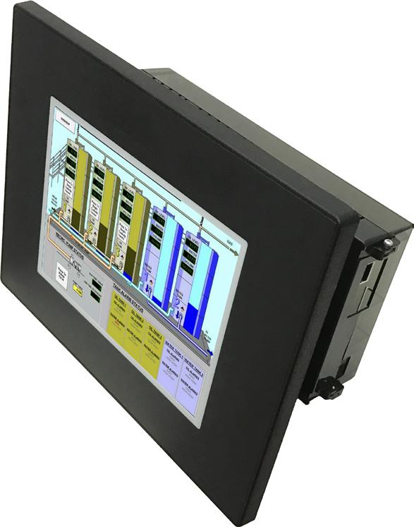 Flex 8 8 Flex (8 ) These panels have a 8 diagonal touch, a 640x480 pixel resolution and feature a LCD (liquid crystal display) and is available 64 (max) PLC base.
