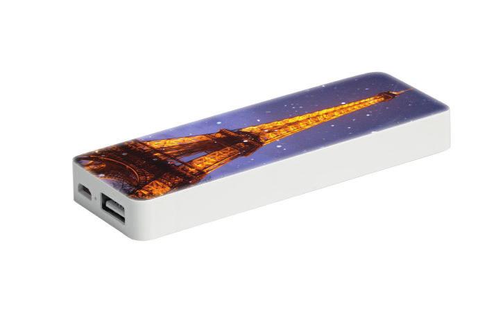 PBslim-5 FULL-COLOR POWER BANK (an emergency power supply for a mobile devices) with Full-Color