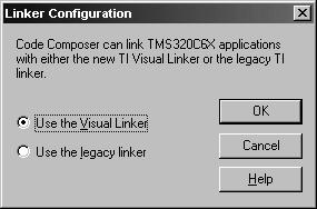 Visual Linker 3.7 Visual Linker There are two ways to link your code in the CCS IDE. One is textually using the linker command file and the other is graphically using the visual linker.