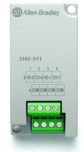 20 Micro800 Programmable Controllers Selection Guide Analog Input and Output Plug-ins Specifications (2080-IF2, 2080-IF4, 2080-OF2) Catalog 2080-IF2 2080-IF4 2080-OF2 Number of inputs/ outputs 2