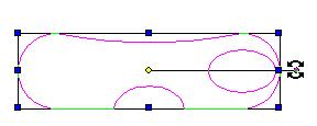 Version 15 12. Activate Trim as before, selecting the half-circle arc first as the cutting edge, and then the lower line of the polyline.
