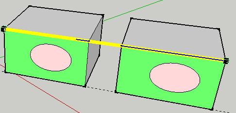 edge or collinear edges (whether contiguous or not).