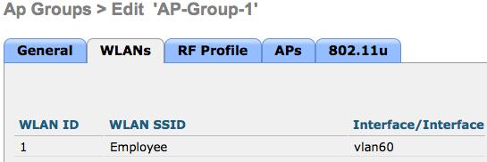 Multiple AP-Groups AP