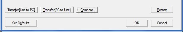 9 Click the Compare Button to confirm that the IP address is correctly
