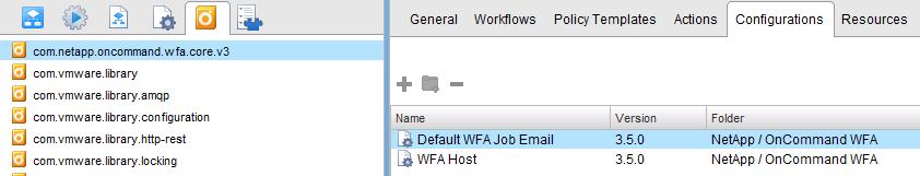 Click again the Workflows tab at the top of vrealize Operations.