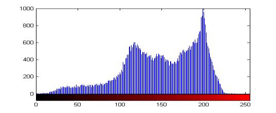 ciphered image of (a), (d) histogram of (c) UACI is