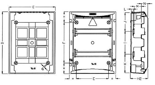 Siemens AG 200 SIMBOX LC Flush-mounting and surface-mounting versions Connecting elements B 8GB2 083-0 8 032 0.
