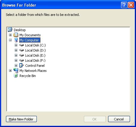 Chapter 3-DocKIT Features 3) Specify a valid file system folder location in the Source Folder Location textbox.