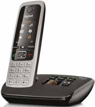 GIGASET DECT TELEPHONES C430A Classic communication With its straightforward handling and modern look, the C430 landline telephone can be customised to your taste.