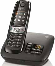 Additional handset also available: C430H Large phonebook with search function for 150 entries each with full name, 3 numbers, ringtone and birthday reminder Integrated answering machine with 30