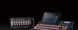 Four multi-effect processors can be easily inserted into any input channel, AUX bus, matrix bus and final output bus.