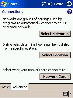 Tap Network Card Note: If a bubble appears reporting detected WLANs, your WLAN may either appear as a blank option or not be listed